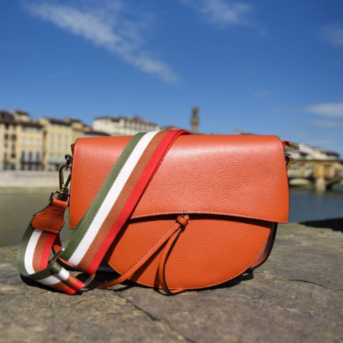 Leather handbag Full-grain cowhide