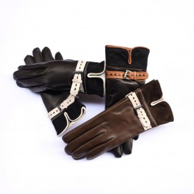 Kidskin leather gloves...