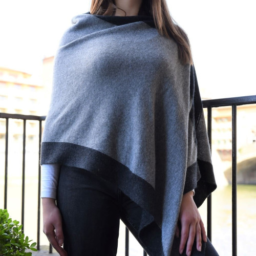 Modena Multi Coloured Poncho