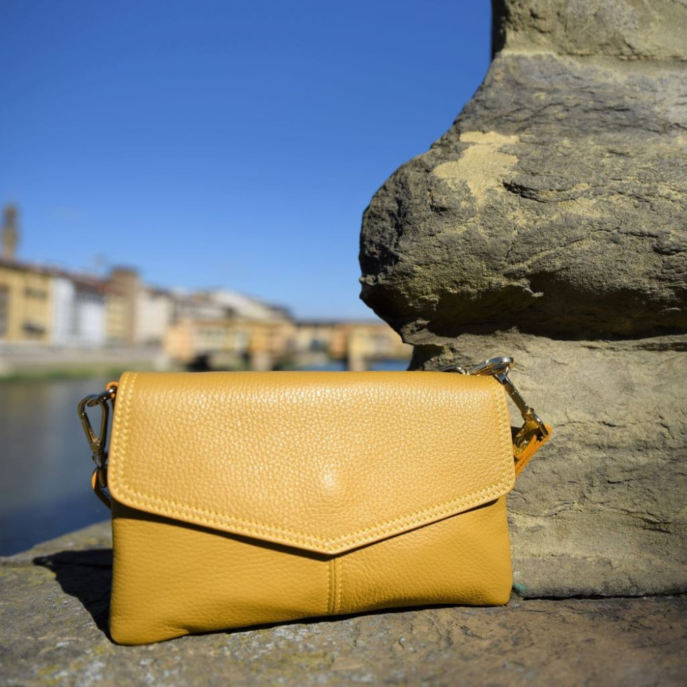 yellow colour purse