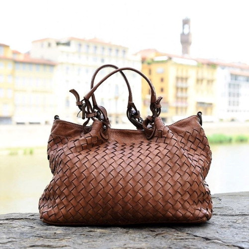 Italian Woven Leather Bags, Made in Italy