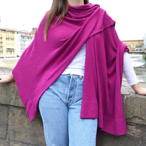 Wool shawl