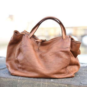 Genziana Leather Bag
