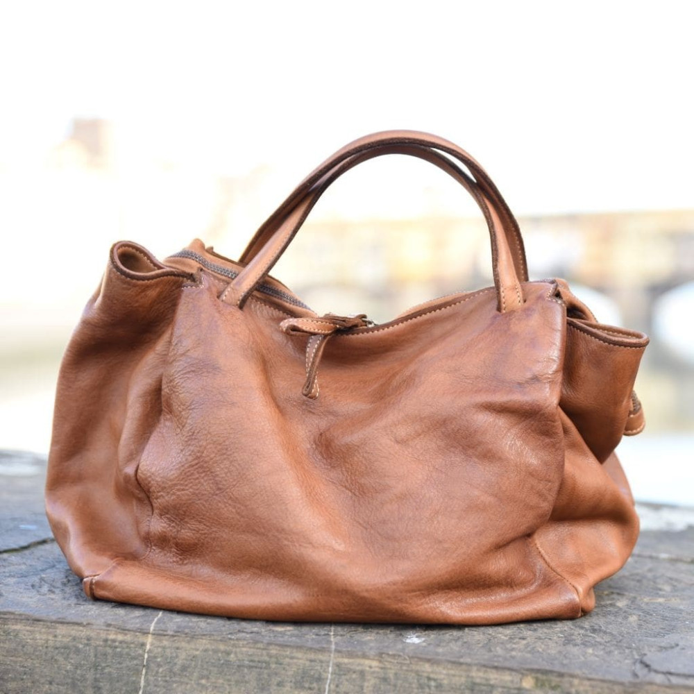 light tan leather handbags