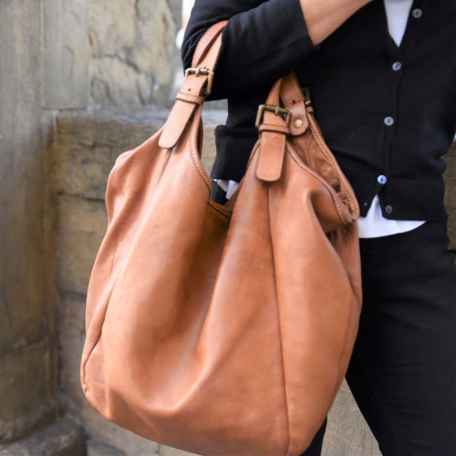 Distressed  Leather Bag