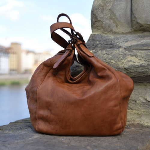 Distressed  Leather Bag