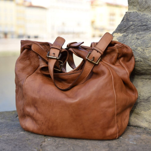 Distressed  Leather Bag