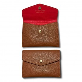 Leather wallet with botton...