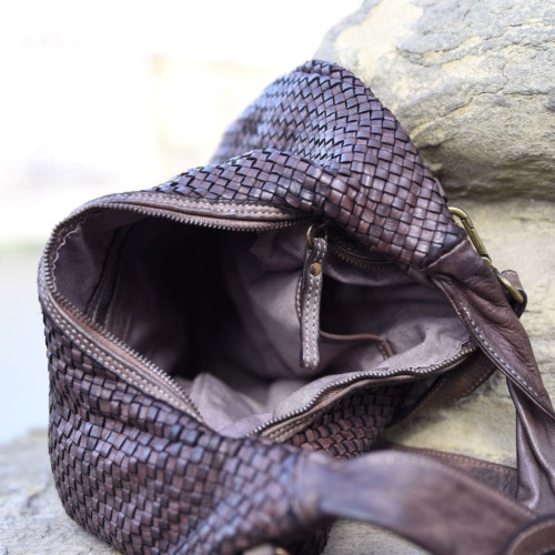 Distressed Leather Bag