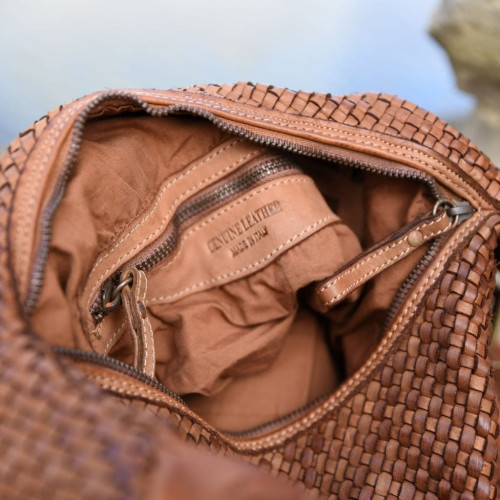 Distressed Leather Bag