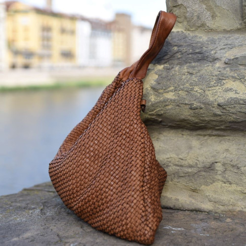 Distressed Leather Bag