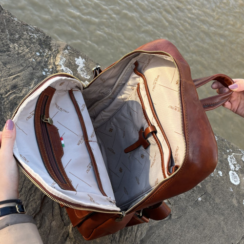 Zanio in pelle di vitello tamponata a mano