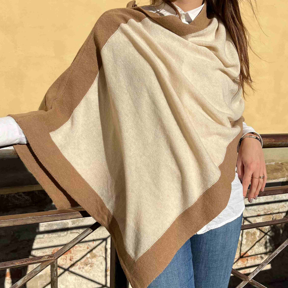 Modena Multi Coloured Poncho