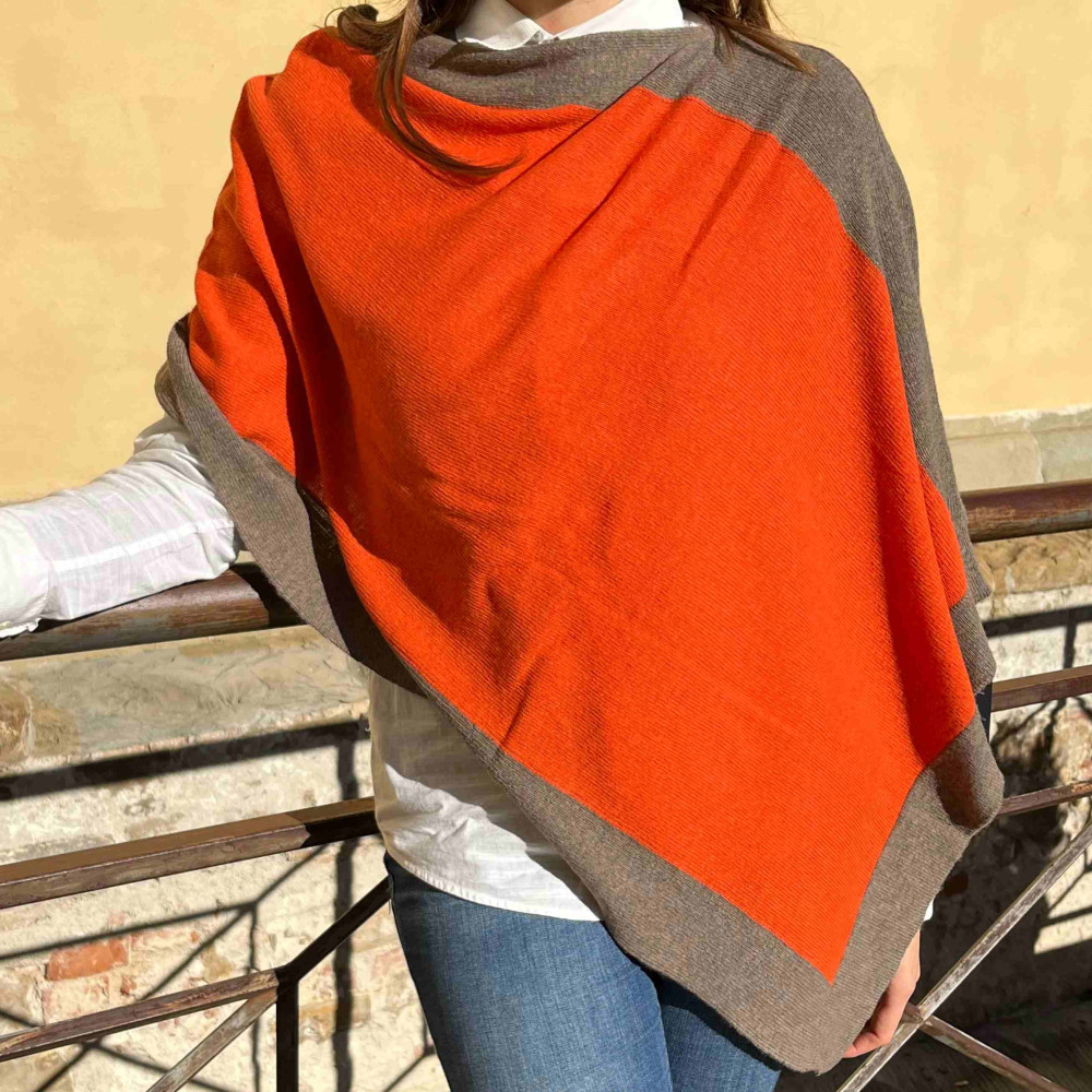 Modena Multi Coloured Poncho