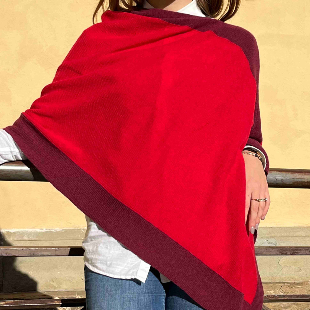 Modena Multi Coloured Poncho