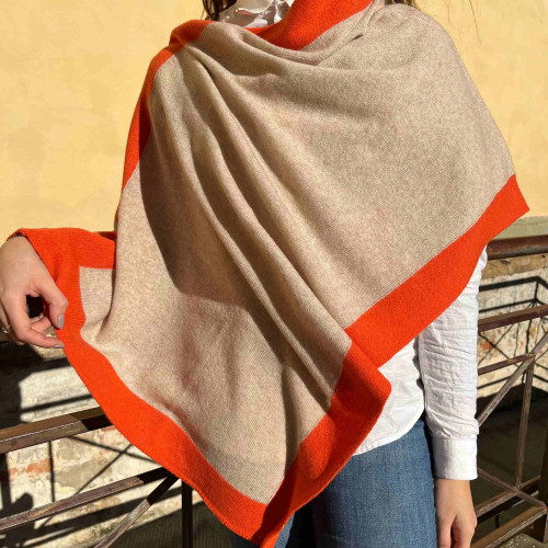 Modena Multi Coloured Poncho