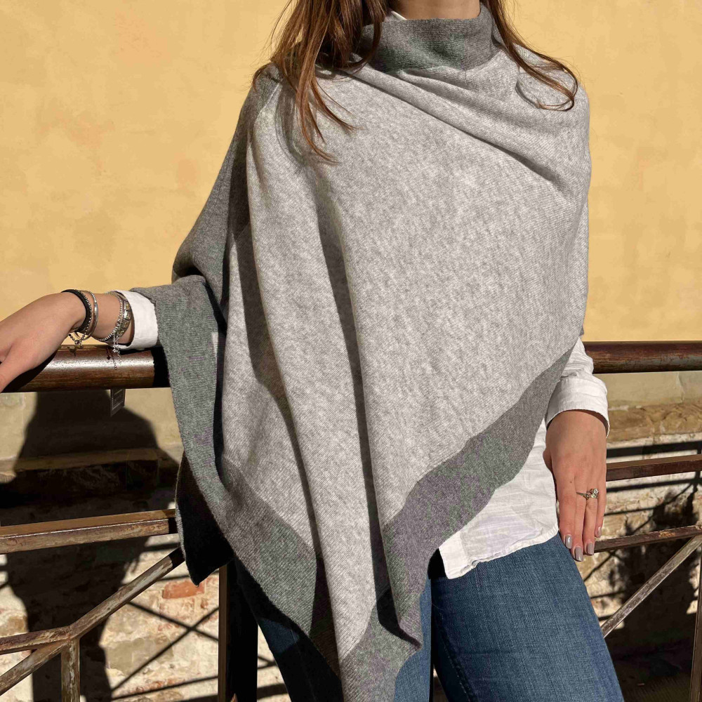 Modena Multi Coloured Poncho