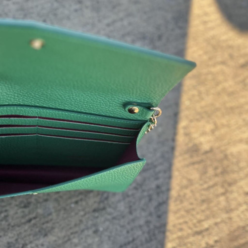 Calf leather wallet