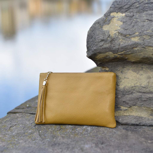 Handbag made of pebble grain calf leather