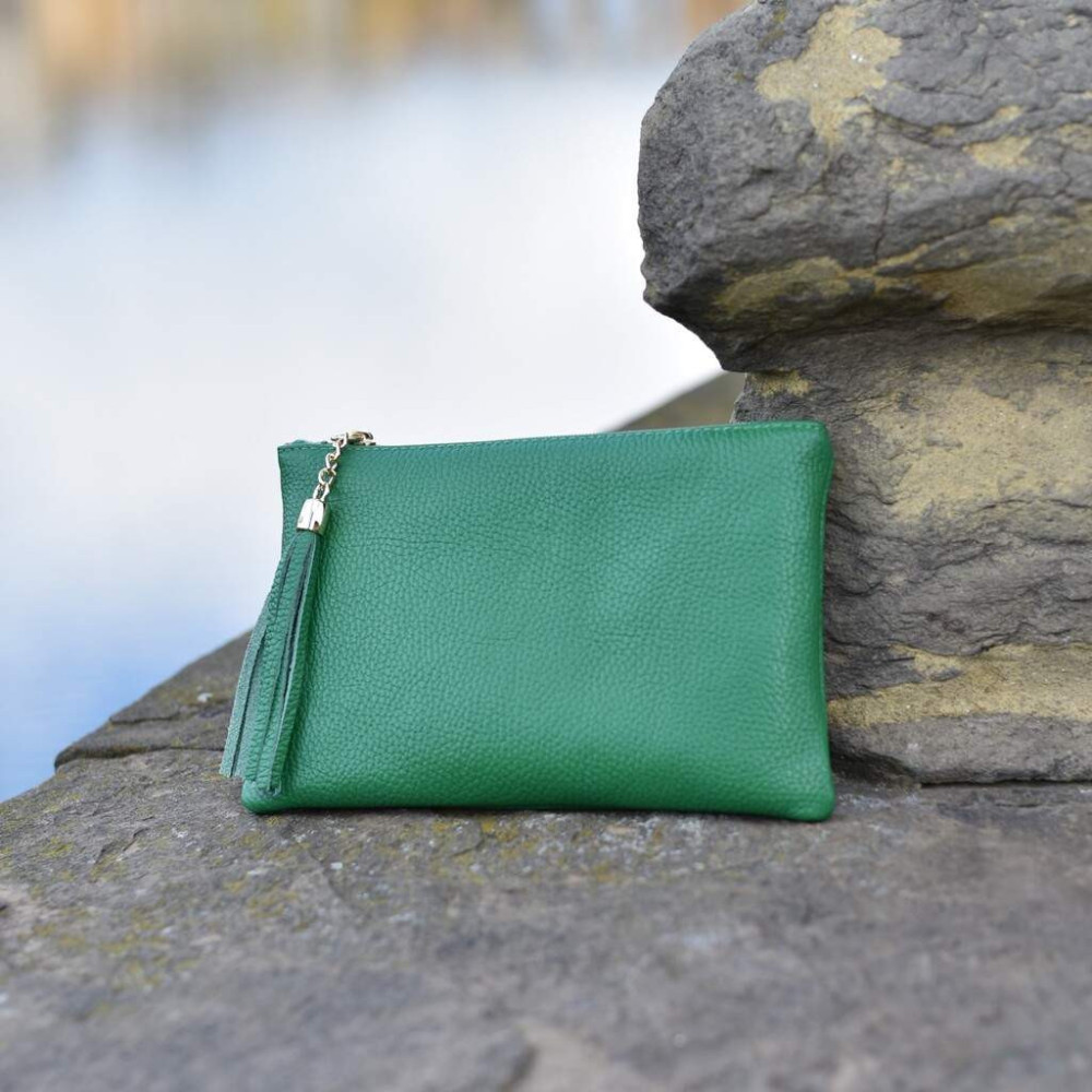 Handbag made of pebble grain calf leather