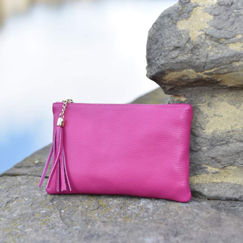 Handbag made of pebble grain calf leather