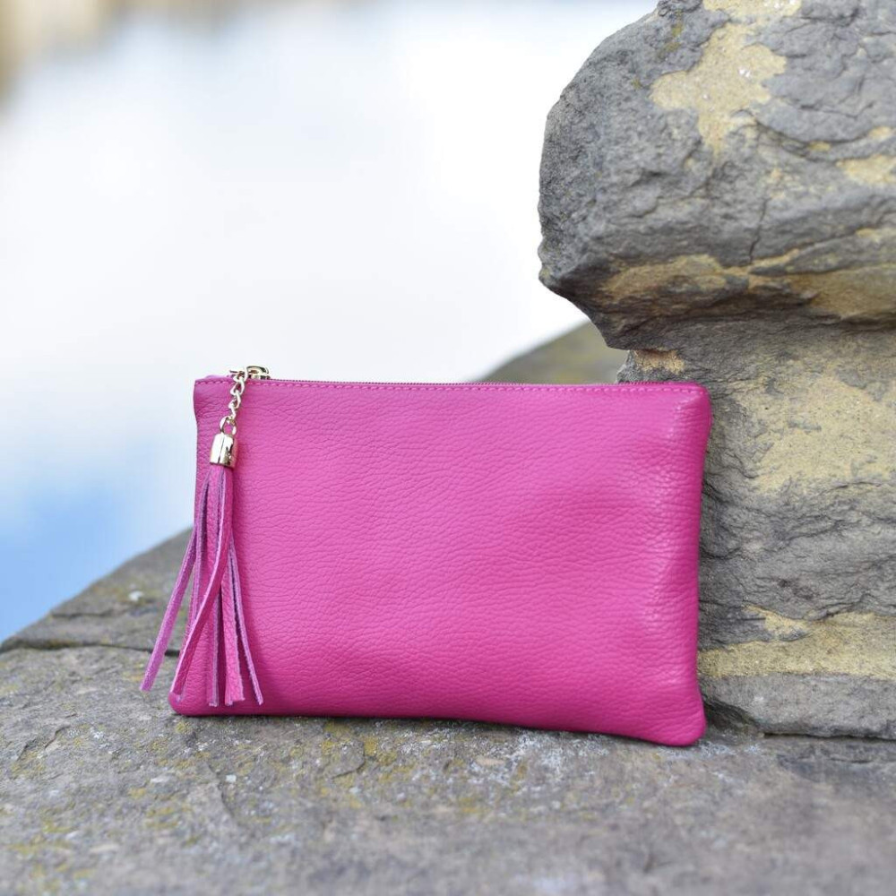 Handbag made of pebble grain calf leather