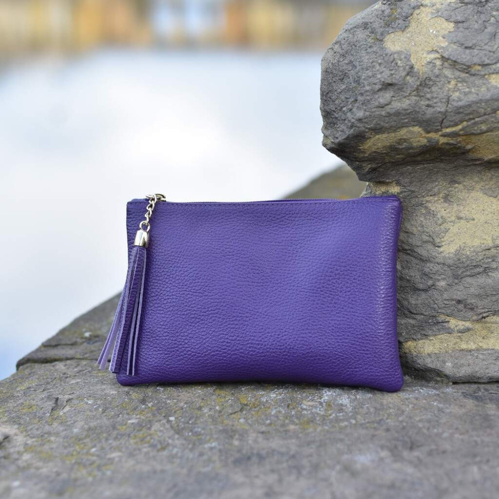 Handbag made of pebble grain calf leather