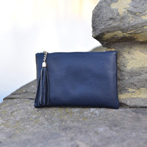 Handbag made of pebble grain calf leather