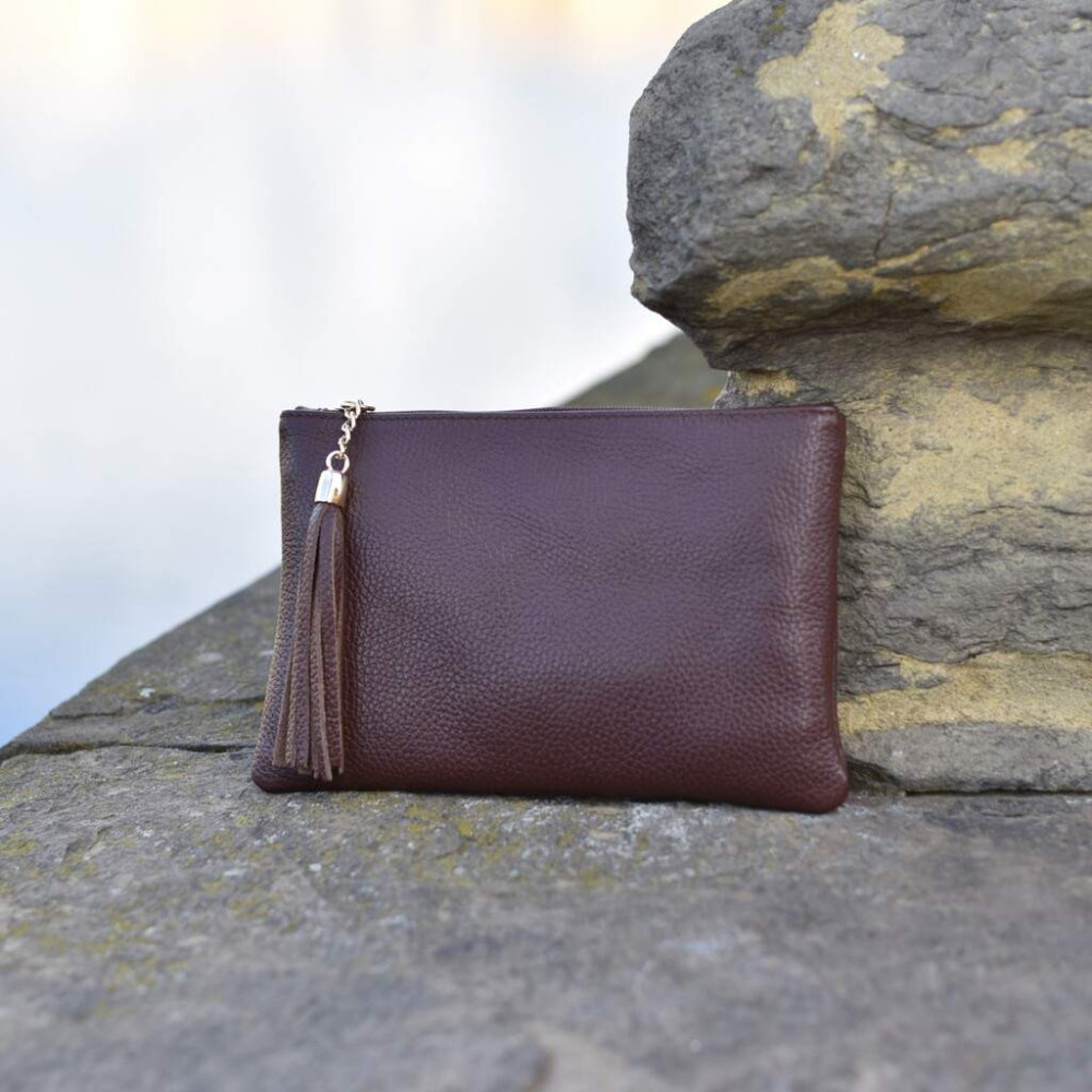 Handbag made of pebble grain calf leather