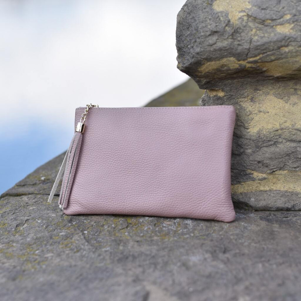 Handbag made of pebble grain calf leather