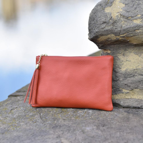 Handbag made of pebble grain calf leather