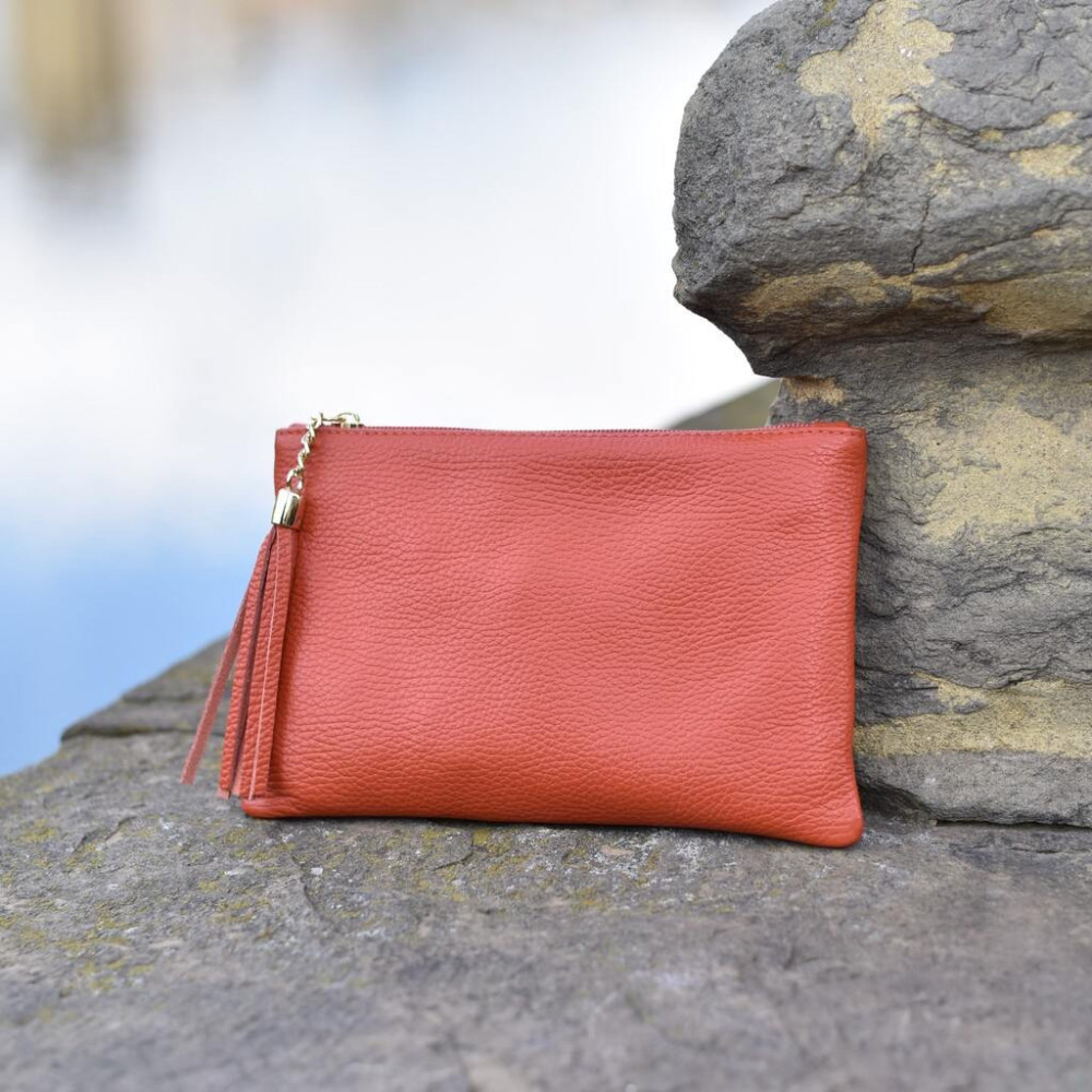 Handbag made of pebble grain calf leather