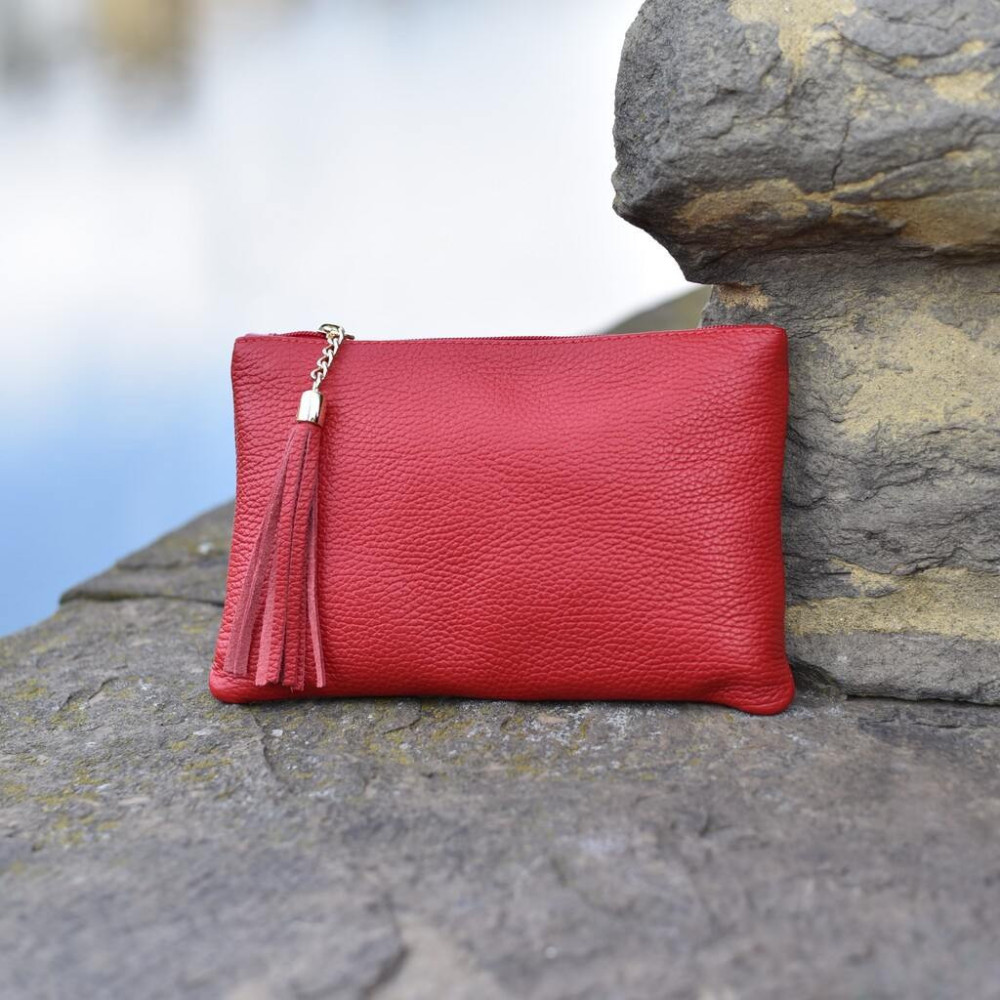 Handbag made of pebble grain calf leather