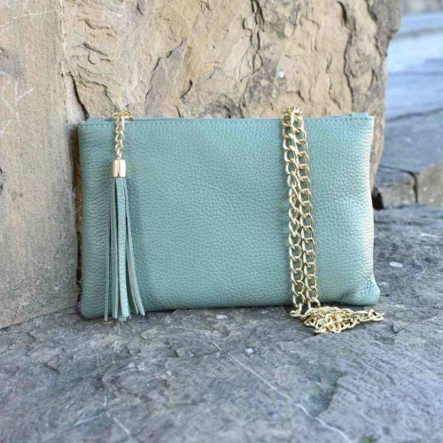 Handbag made of pebble grain calf leather