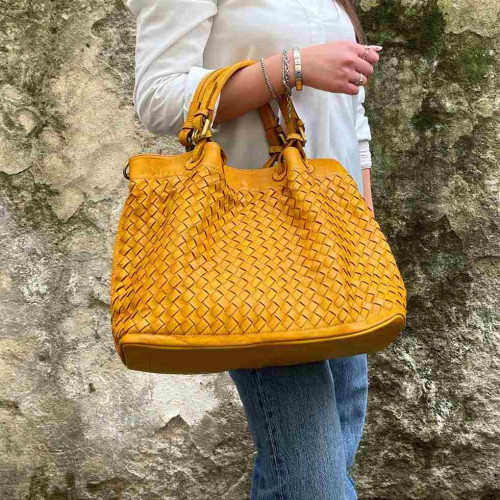 Distressed  Leather Bag