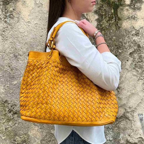 Distressed  Leather Bag