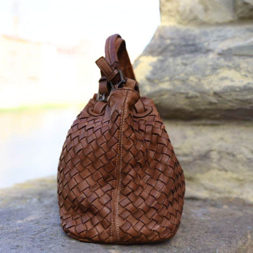 Borsa in Pelle Lavata