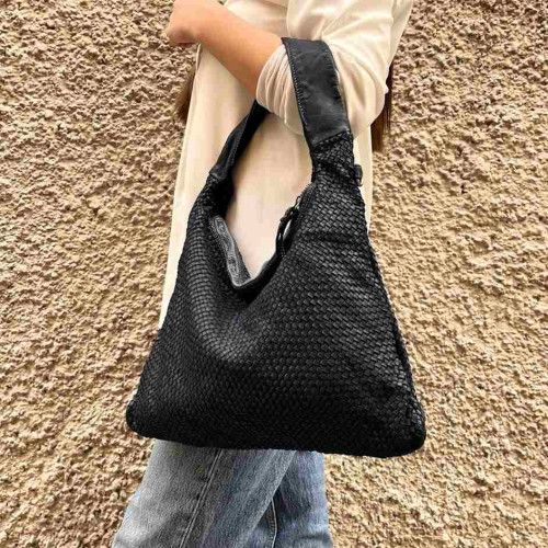 Distressed Leather Bag
