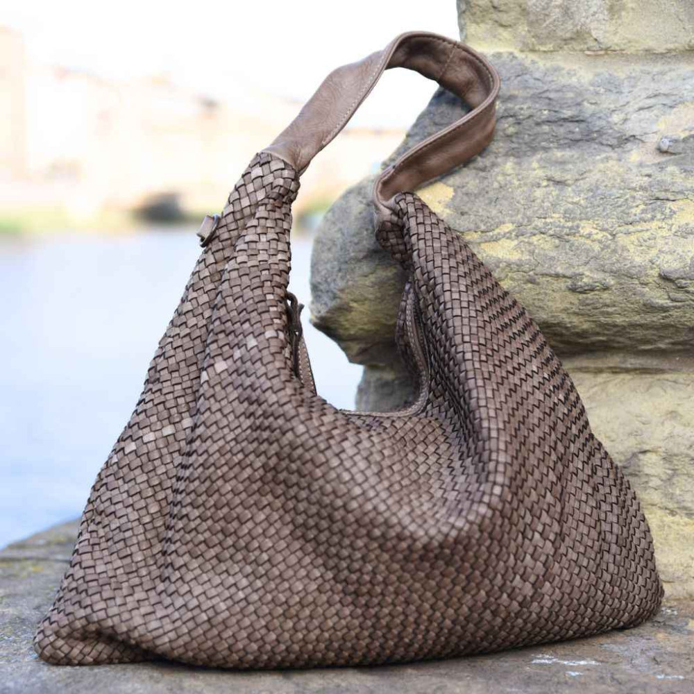 Distressed Leather Bag