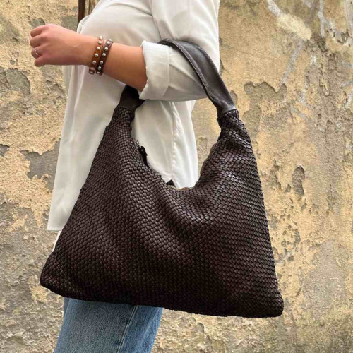 Distressed Leather Bag