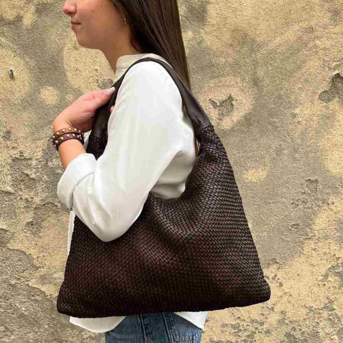 Distressed Leather Bag