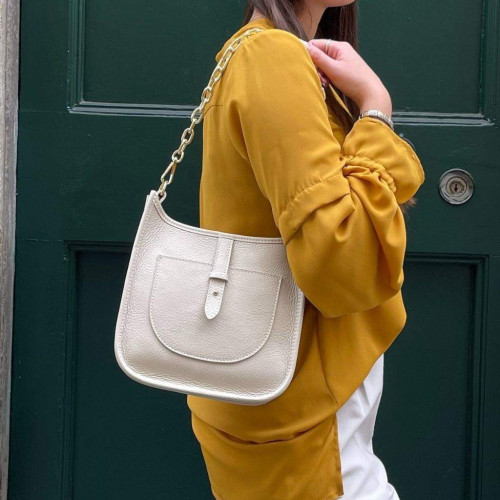 Leather handbag Full-grain cowhide