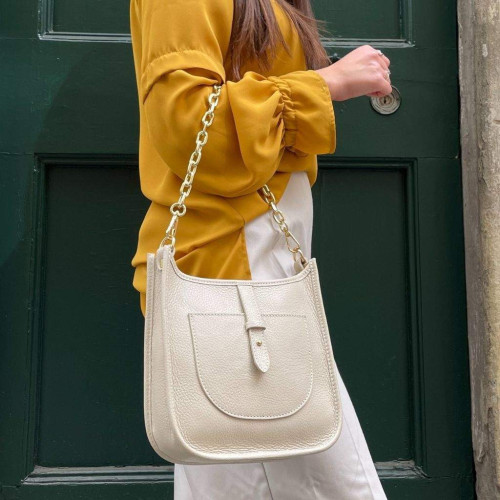 Leather handbag Full-grain cowhide