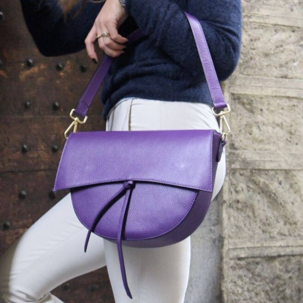 Leather handbag Full-grain cowhide