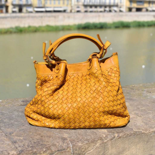 Distressed  Leather Bag