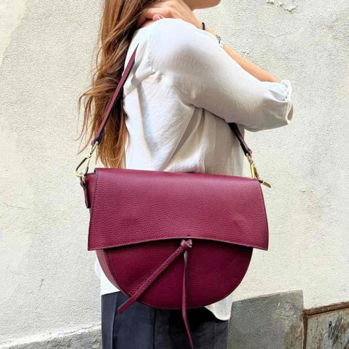 Leather handbag Full-grain cowhide