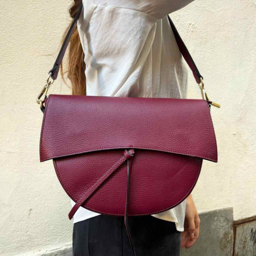 Leather handbag Full-grain cowhide