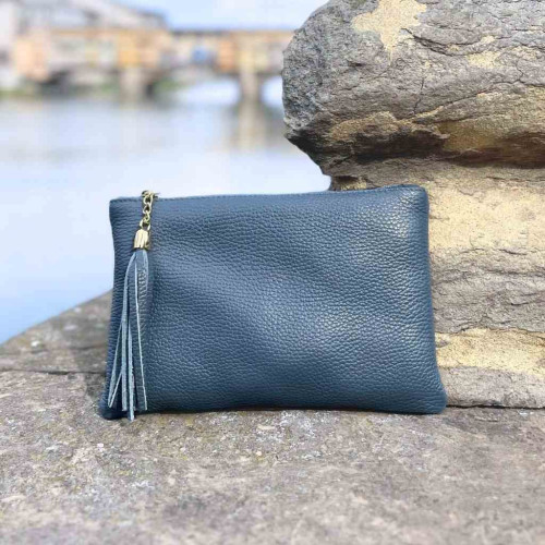 Handbag made of pebble grain calf leather