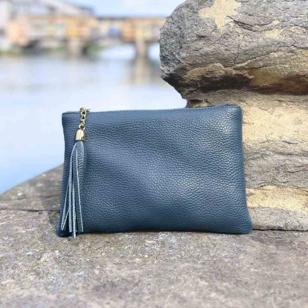 Handbag made of pebble grain calf leather