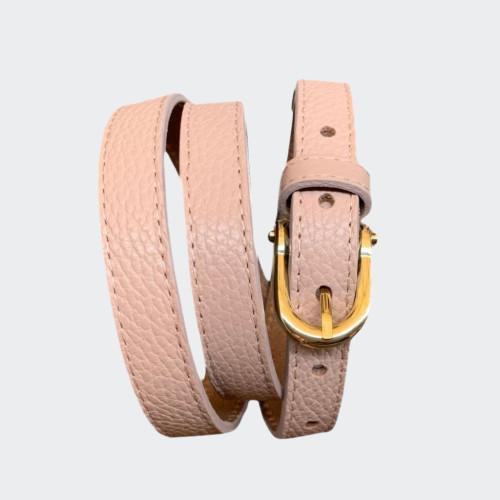 Women's leather belt